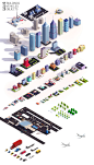 Low Poly Megapolis Premium Pack : Low Poly City 3d asset, created on Cinema 4d r17, Mesh is 3 500 000 polygons. Render ready on C4d.