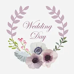 手绘水彩绘画婚礼邀请函封面高清素材 婚礼 封面 手绘 水彩 绘画 设计 邀请函 免抠png 设计图片 免费下载