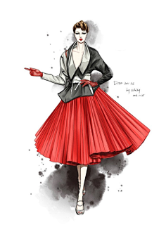 服装设计手绘图