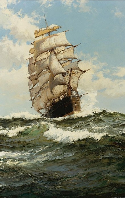 美国传奇海洋画家蒙塔古·道森（Monta...
