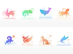 SA9527 - Animal Icon Design(1-6)