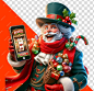 Christmas slot game character png