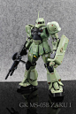 【魔封真作品】GK MS-5B 扎古I_高达模型吧_百度贴吧