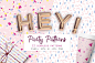 可爱婚礼包装有趣的无规则几何图形12张无缝矢量背景纹理图案Party Patterns set of 12