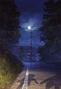 #背景 【動画】空より大きな悩みなし - mocha@コミティアそ11ｂ的动图 - pixiv : 個人の風景画集『BACKGROUND ARTWORKS』の紹介用動画で使用したアニメーションの一部です。その②。ただ雲が流れていくだけですが、それをのんびり見る時間こそが大事な時もある気がします。フル