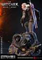 Witcher 3 Geralt - Prime1 Studio Statue, Alvaro Ribeiro : This is the Geralt statue I did for Prime1 Studio.

I worked on files provided by CD Projekt RED, so my job was to transform Geralt into a statue. I was responsible for posing, designing and sculpt