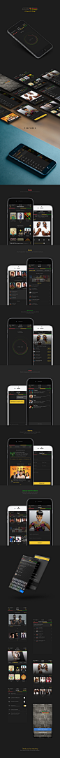 Audio Africa - Music App UI/UX Design : UI/UX Design