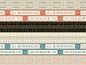 Some different cigar box edging I created for Dapper.