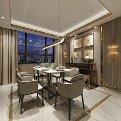 sing1采集到欧式餐厅