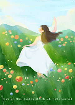 花阿棠采集到原创插画
