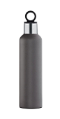 The Blomus insulated water bottles are great for on the go. Perfectly sized to throw in your bag, cup holder, or clip on using the integrated ring on the cap. Available in 2 colors: black or gray and