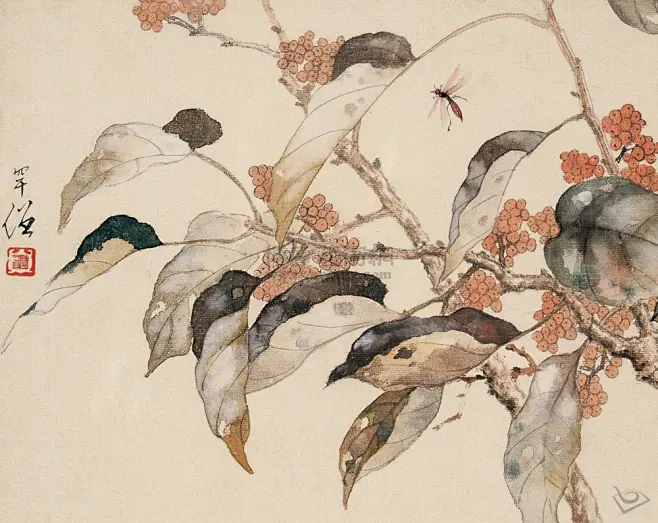 【岭南名家黄幻吾花鸟画作品欣赏】-花瓣网