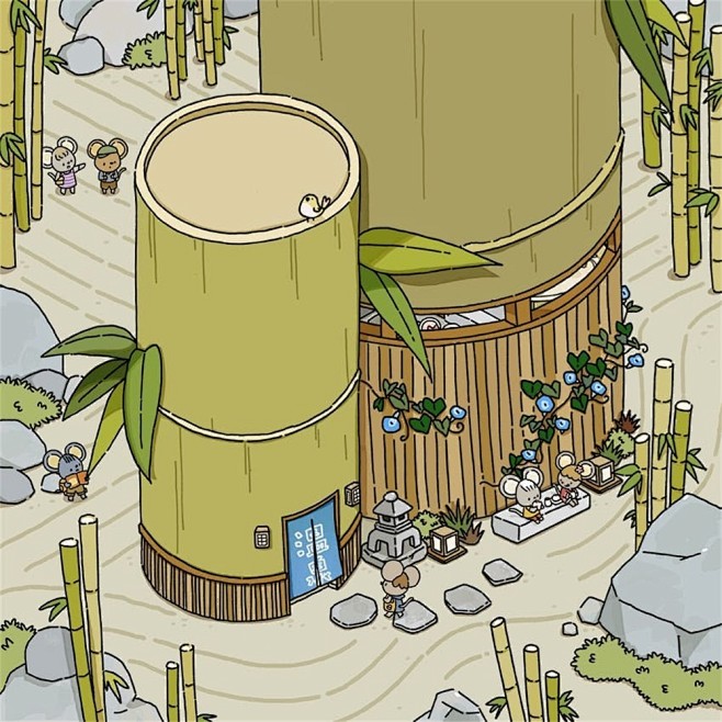 奇妙小世界！8 张平涂小景