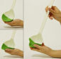 A bendable ladle that helps to get every last drop in the bowl. #ladle #kitchen #YankoDesign