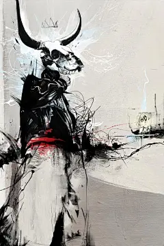 英国插画师Russ Mills手绘线条插画欣赏