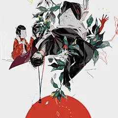 日本人气插画师 しきみ 的二次元人物插画，浓浓的日本漫画风！ ​​​​