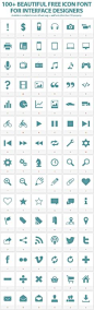 200+ Free Icon Font For Web Apps and Interface Designing | Fonts | Design Magazine