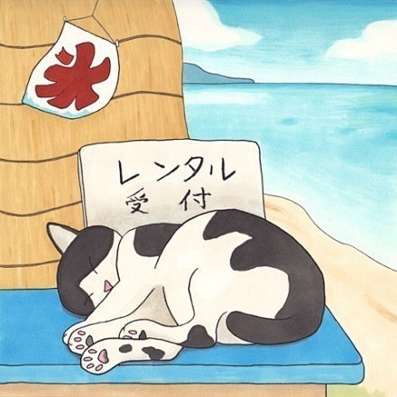 慵懒，亦是人生的一种态度。丨来自日本画家