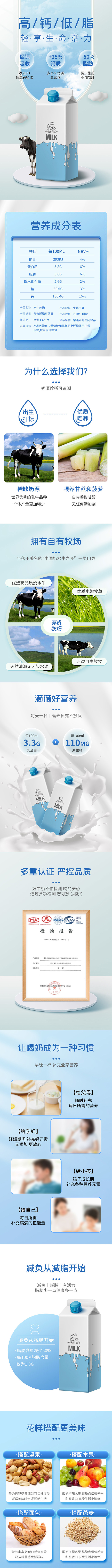 牛奶详情页