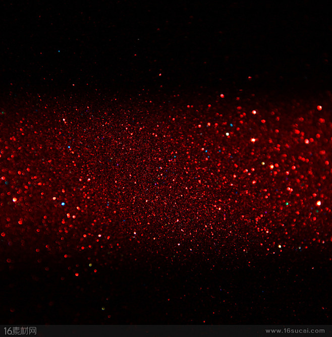 红色闪光粒子背景高清图片