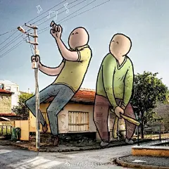 富有想象力的创意实景插画作品｜土耳其建筑师Hakan Keleş ​​​​