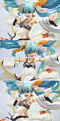 MaxFactory Wonderful Hobby Selection系列 选择感染者WIXOSS 1/1 太阳巫女 玉依姬 开箱 via 双葉
说明两点：①比例1/1没写错；②不是初音(1图figm除外)