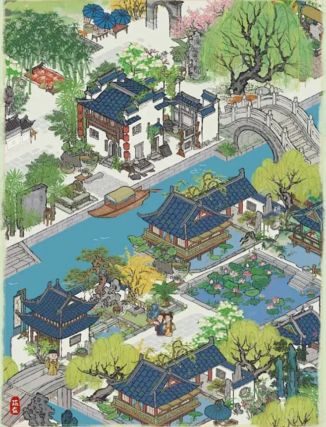 江南百景图-琉夜-今日头条-花瓣网
