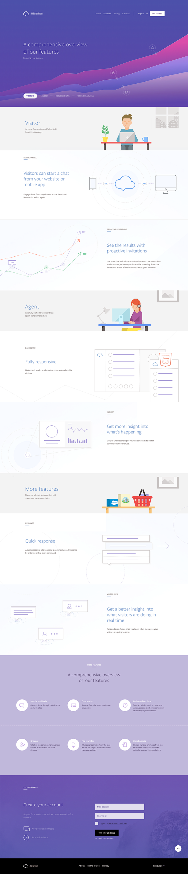 Features dribbble