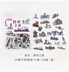 duga多加韩版手帐贴纸可爱创意diy装饰贴记忆之初系列PVC小贴纸复古手帐周边贴纸-tmall.com天猫