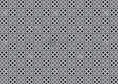 银色圆形图案，日式图案背景