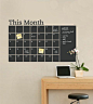 Chalkboard Calendar