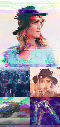 ElaineLEI采集到故障艺术 (Glitch Art)