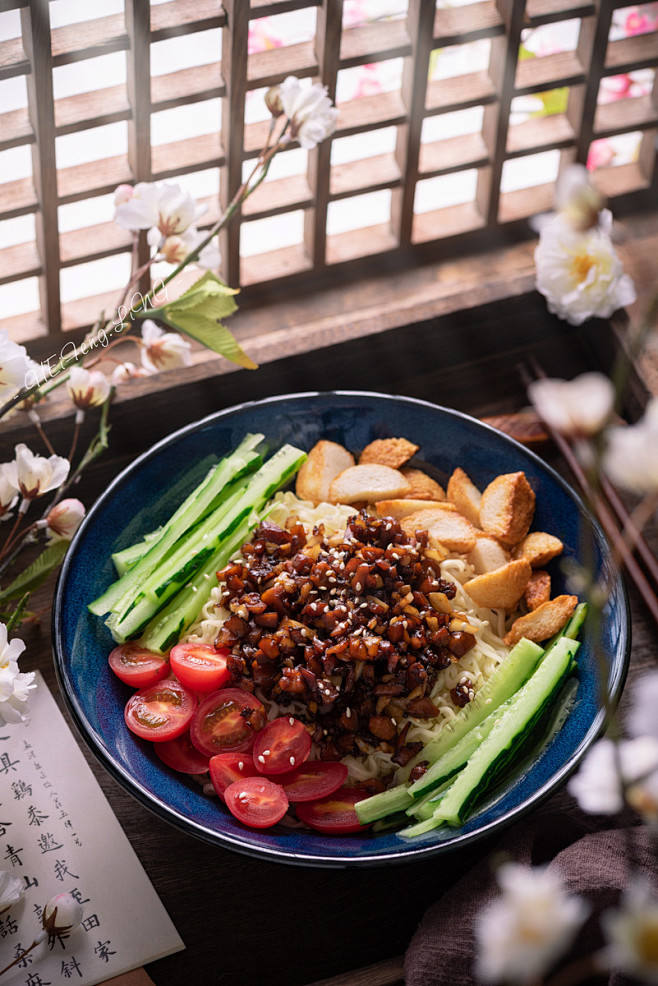 香菇酱拌面