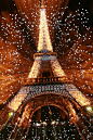 咦？这么漂亮的埃菲尔铁塔实在少见呀！我想去！Eiffel Tower