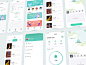 找了dribbble上仅有的几个垃圾分类的ui设计，
如果你需要用到垃圾分类app，你会最需要什么功能呢？ ​​​​