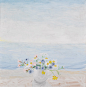 

Good Night，
献上月亮、花儿和大海，祝你有个浅浅的美梦：）

Winifred Nicholson
1893-1981, British ​​​​