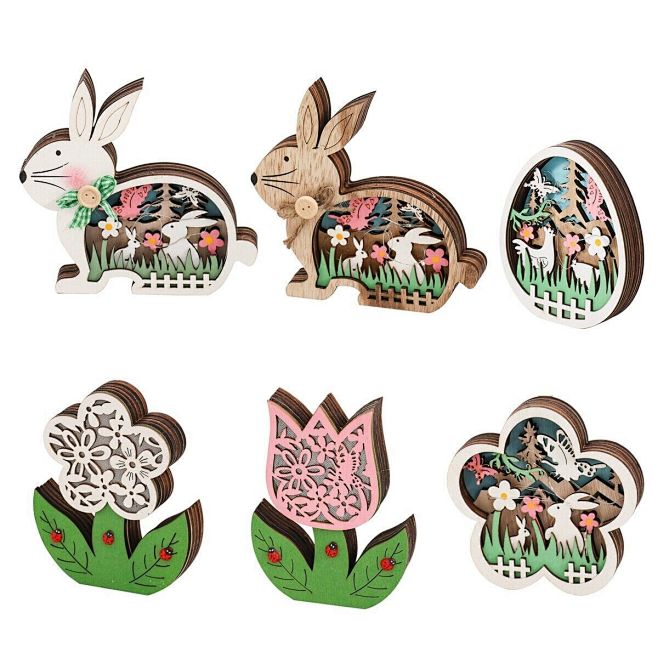 Wooden Easter Orname...