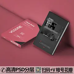 qq28275342红色简洁商务名片吊牌企业ps样机 (4)