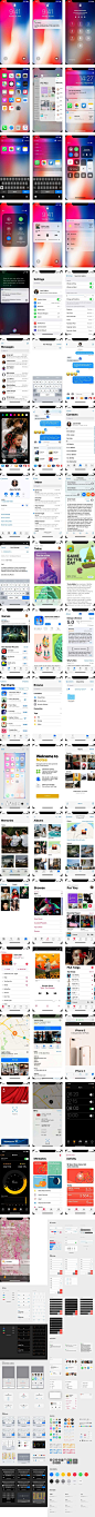 iPhone X iOS 11 界面包 - UI - sketch.im