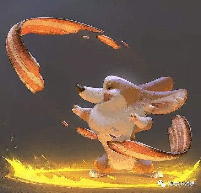 可爱狗狗柯基原画美国华人lynnchen萌宠原画系列