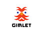 gimlet标志 工作室logo 咨询 商务 抽象 小丑