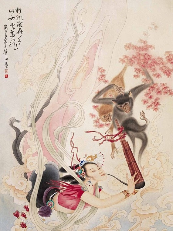 华三川飞天仙女