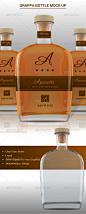 Grappa Bottle Mock-Up | GraphicRiver