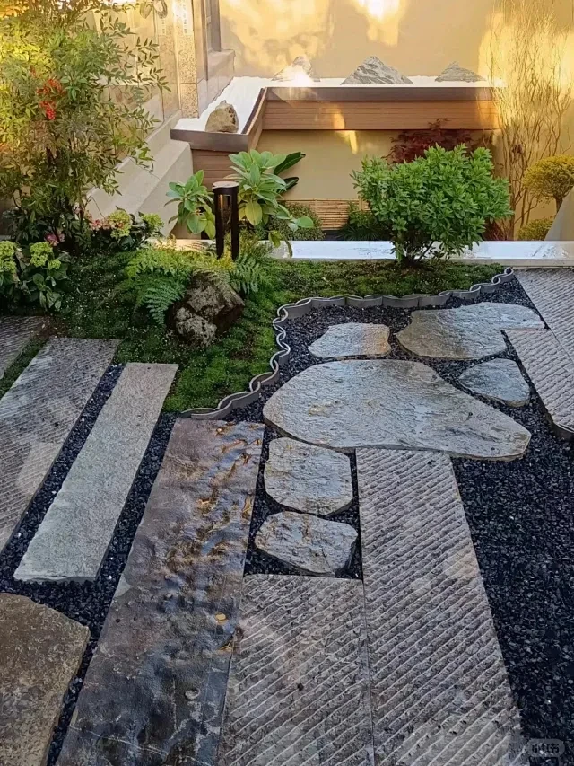 150平日式禅意庭院花园分享/杭州庭院设计