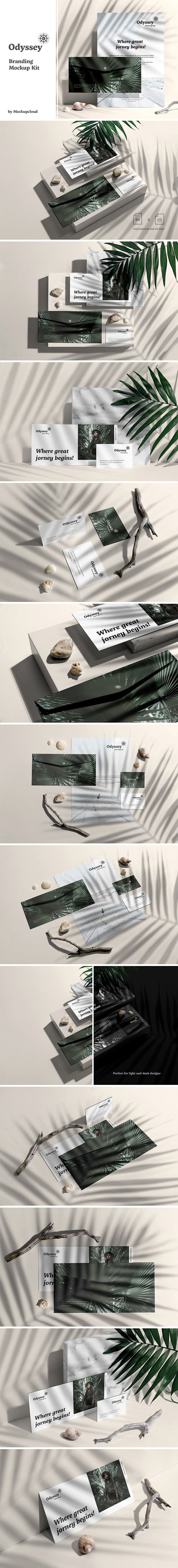 高端品牌VI设计样机设计-志设网-zs9...
