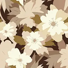 矢量风格的大花