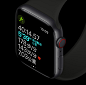 Apple Watch Series 5 - 设计 : Apple Watch Series 5 配备全天候视网膜显示屏，包含全新的钛金属材质表款，拥有能在 app 中告诉你当前朝向的指南针功能。
