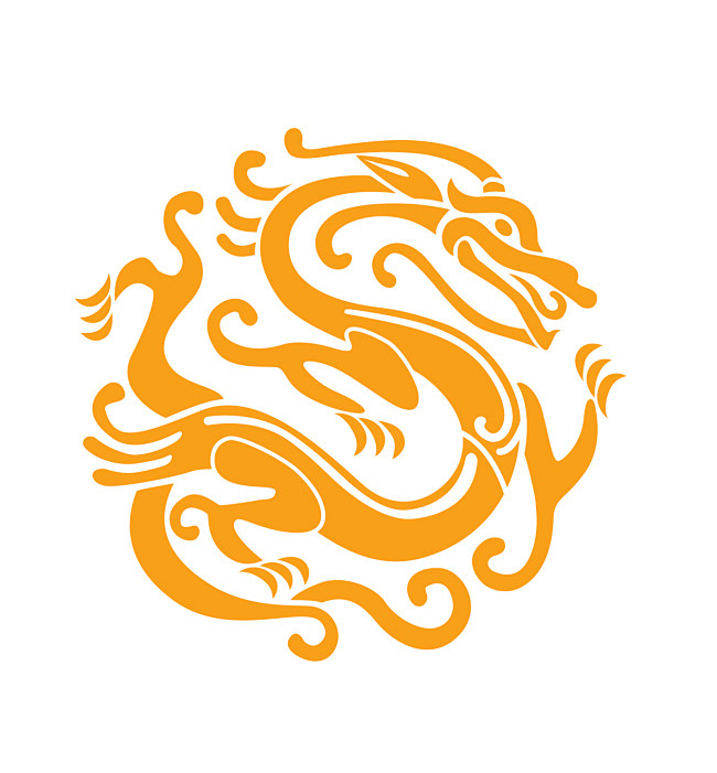 龙图纹 龙纹传统图案 中国元素 logo...