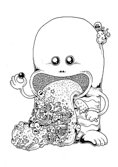 Doodle Invasion Coloring Book    |欢迎加入烩设计”QQ群：261065006进群后请按 “姓名 - 学校（城市） -专业” 修改群名片，如“ 胡伟-同济-汽车”