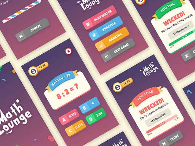 MathLounge Game UI D...